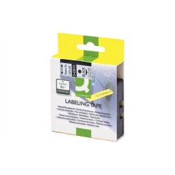 Tarrakasetti 19mm Musta/kirkas QC 45800 - edullinen tarviketarranauha