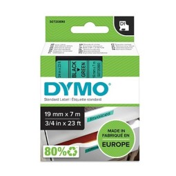 Tarrakasetti 19mm Musta/vihreä Dymo 45809 - lukuisia käyttökohteita sisällä ja ulkona