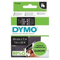 Tarrakasetti 24mm Valkoinen/musta Dymo 53721 - lukuisia käyttökohteita sisällä ja ulkona
