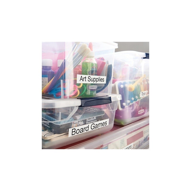 Tarrakasetti 24mm Musta/valkoinen Dymo 53713 - lukuisia käyttökohteita sisällä ja ulkona