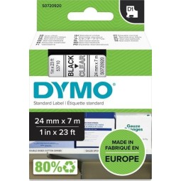 Tarrakasetti 24mm Musta/kirkas Dymo 53710 - lukuisia käyttökohteita sisällä ja ulkona