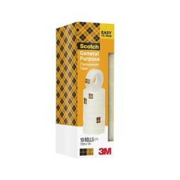 Scotch 508 on taloudellinen, läpinäkyvä ja helppokäyttöinen yleisteippi