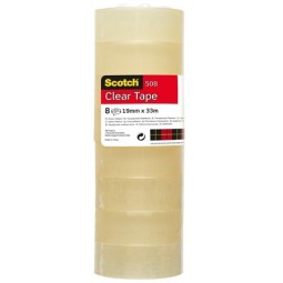 Scotch 508 on taloudellinen, läpinäkyvä ja helppokäyttöinen yleisteippi