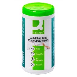 Kostea yleispuhdistusliina /100kpl Q-Connect