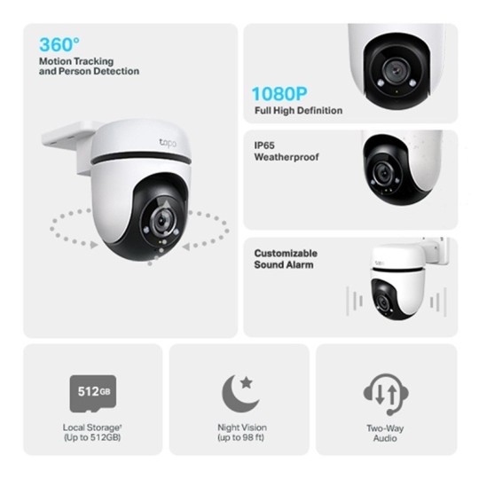 Valvontakamera TP-LINK Tapo C500 Outdoor Pan/Tilt Security Wi-Fi