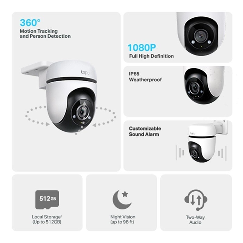 Valvontakamera TP-LINK Tapo C500 Outdoor Pan/Tilt Security Wi-Fi