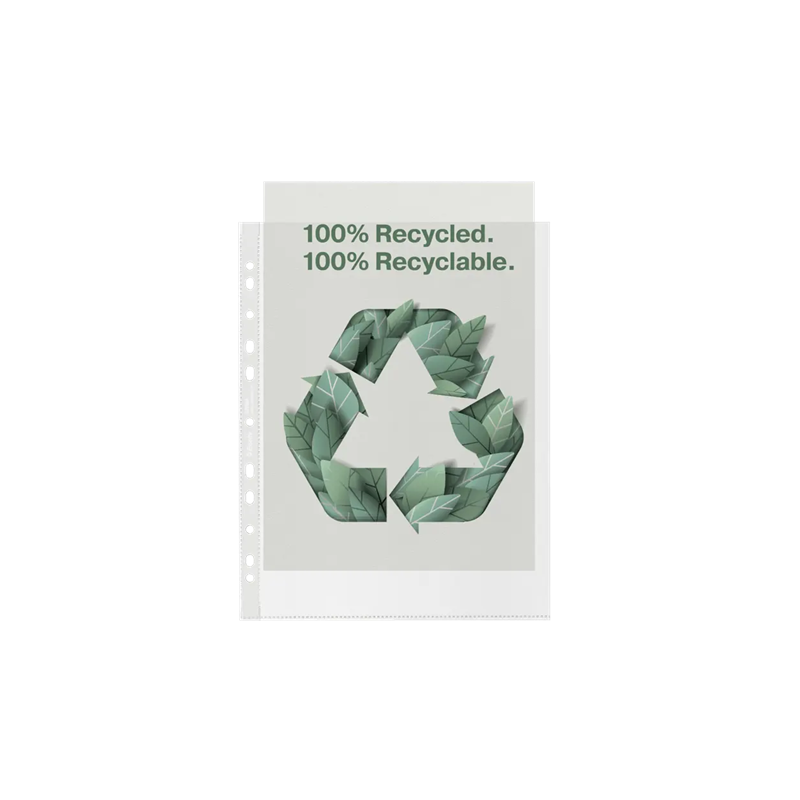 Kansiotasku 100my MAXI APP/PP /50kpl Esselte Recycle - ekologinen kansiotasku
