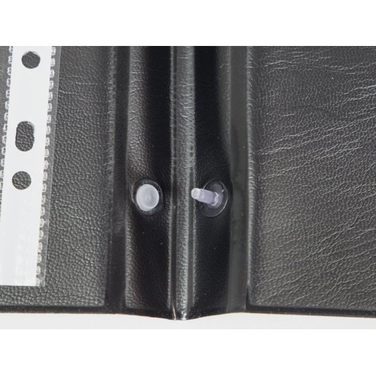 Todistuskansio A4 Musta, yleiskiinnitys muovitaskuille