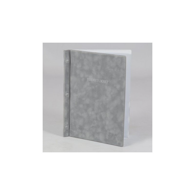 Todistuskansio A4 Harmaa