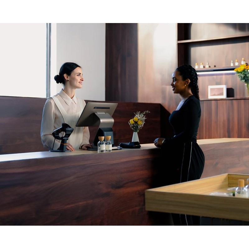 Sunmi T3 on siro, mutta täysiverinen kassakone kiinteään kassapisteeseen.