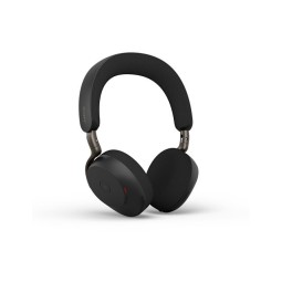 Jabra Evolve3 75 UC -kuulokkeet yhdistävät äänenlaadun ja kiireisille ammattilaisille suunnitellut ominaisuudet.