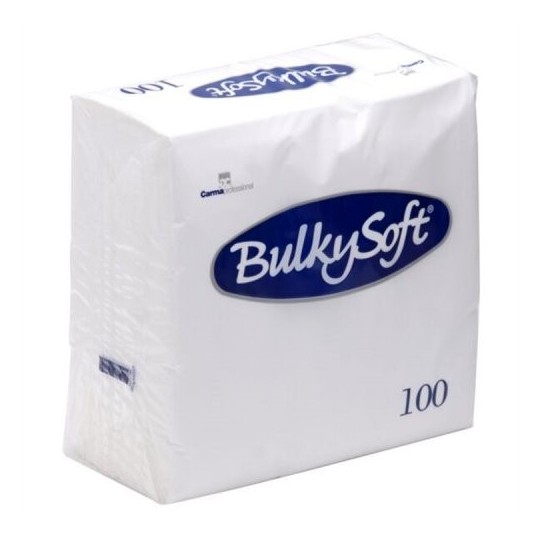 Kahviliina 24x24cm /100kpl Valkoinen BulkySoft