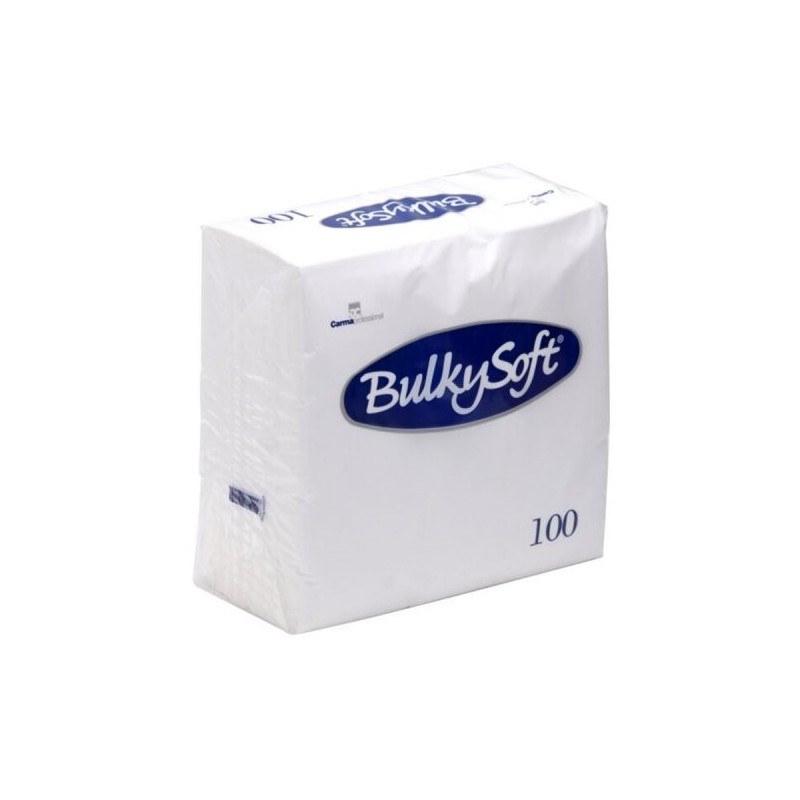 Kahviliina 24x24cm /100kpl Valkoinen BulkySoft