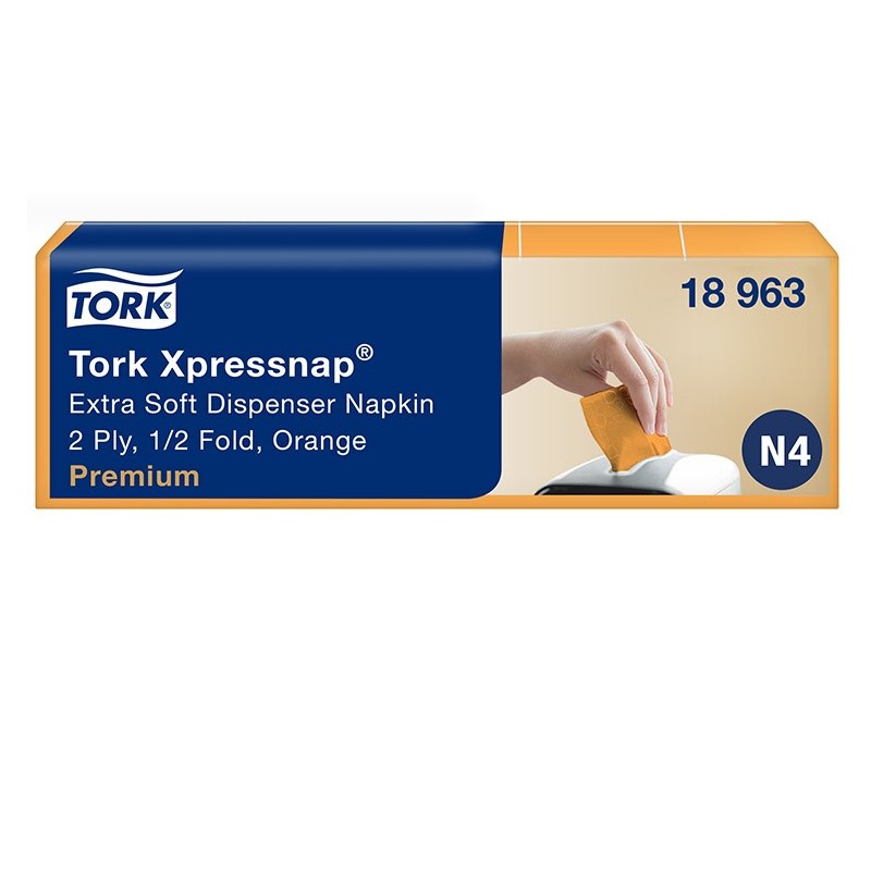 Lautasliina Tork Xpressnap N4 Oranssi 5x200kpl