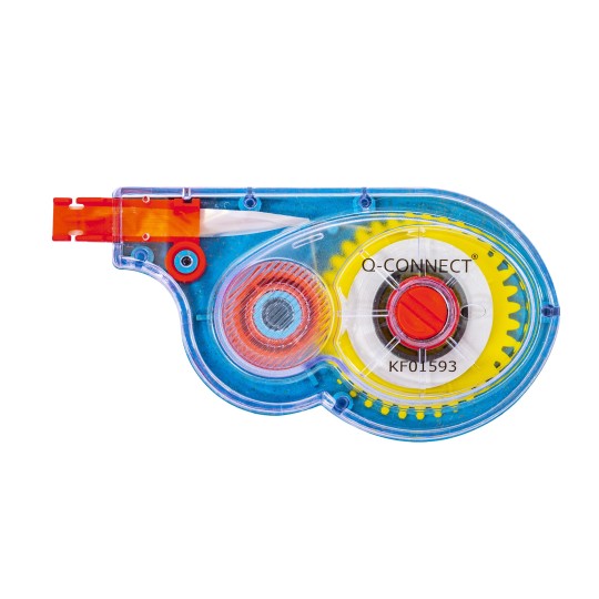 Korjausrolleri 5mm/8m Q-Connect Rice. Edullinen, sivuttain käytettävä korjauslaite.