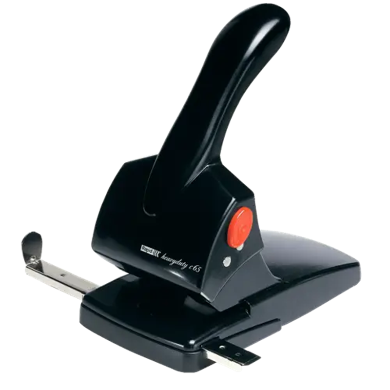 Teholävistäjä 65 arkkia Rapid HDC65, perus-voimalävistin toimistoon. Edullinen musta väri.