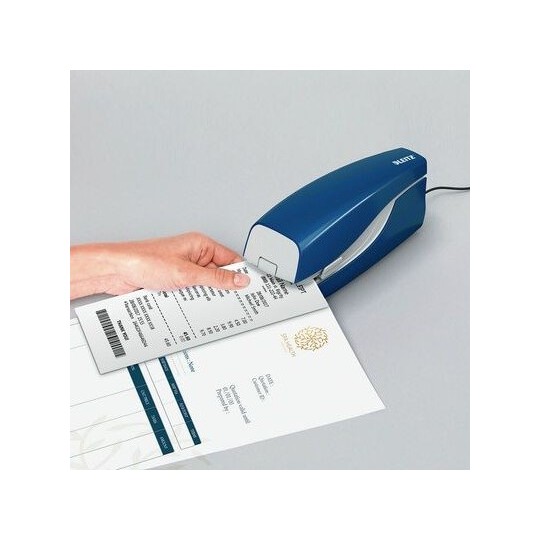 Sähkönitoja 20 arkkia Leitz 5533e, elektroninen, tyylikäs nitoja päivittäiseen käyttöön