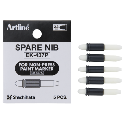 Varakärki maalikynään Artline 437A Non-press Paint Marker (5 kpl pakkaus)