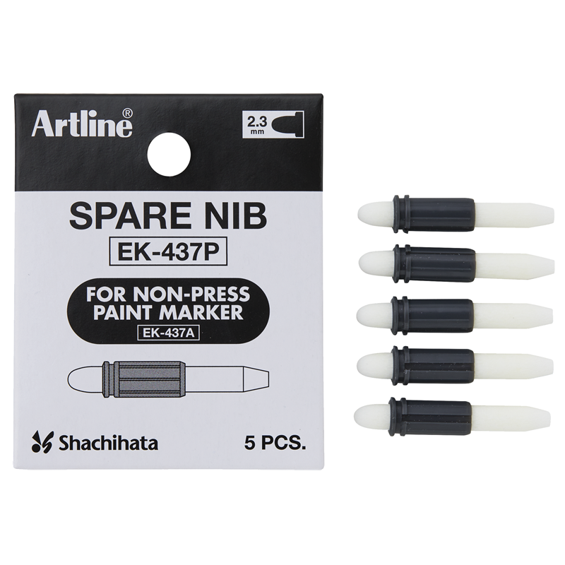 Varakärki maalikynään Artline 437A Non-press Paint Marker (5 kpl pakkaus)