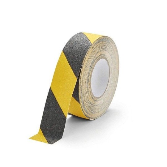Liukuesteteippi Duraline Grip 50mm keltamusta