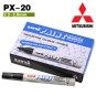 Maalikynä 2,5mm UNI PX-20 Paint Marker, markkinoiden kestävin maalitussi