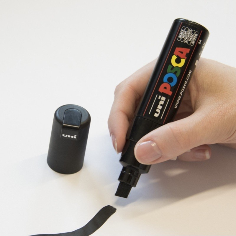 Maalikynä 8mm UNI Posca PC-8K Paint Marker Broad kaikenlaiseen merkintään teollisuudessa ja taiteessa