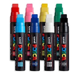 Maalikynä 17mm UNI Posca PC-17K Paint Marker XL - extraleveä, kestävä ja peittävä maalipinta.