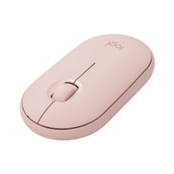 Logitech M350 Pebble Langaton hiiri Vaaleanpunainen