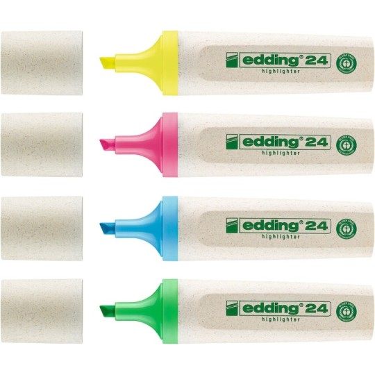 Korostuskynä Edding 24 EcoLine, ekologinen korostuskynä