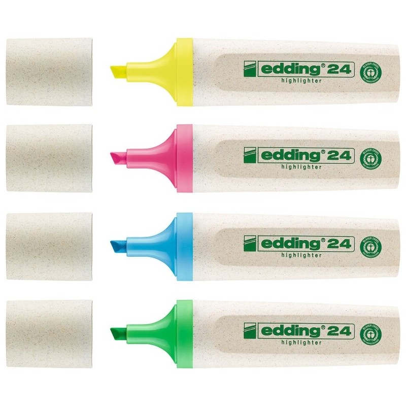 Korostuskynä Edding 24 EcoLine, ekologinen korostuskynä