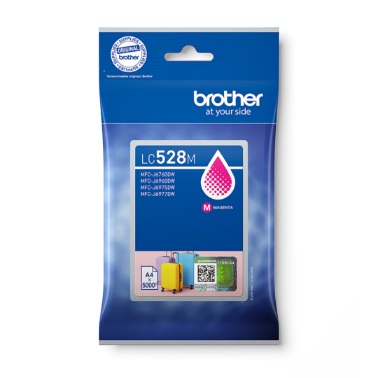 Brother LC528M Magenta 5K Mustepatruuna Super High Yield