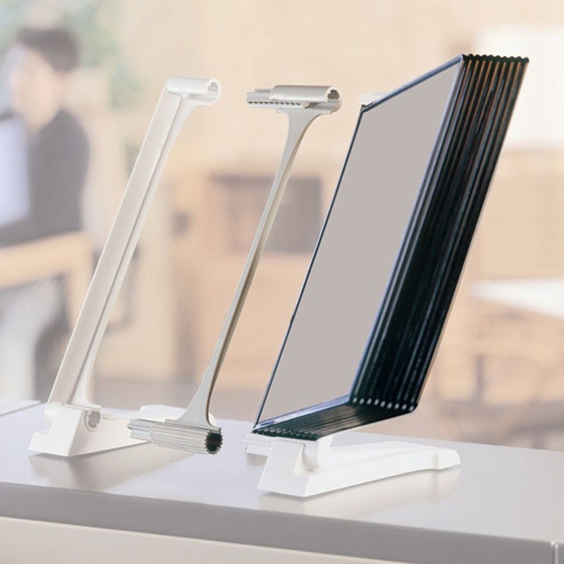 Pikahakuteline 10 taskulle Probeco QuickFind, edullinen ja hyvin laajennettava selailuteline jopa 60 taskulle.