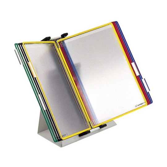 Pikahakuteline 10 taskulla Tarifold 434109. Laadukas ja käyttövalmis selailuteline pöydälle.