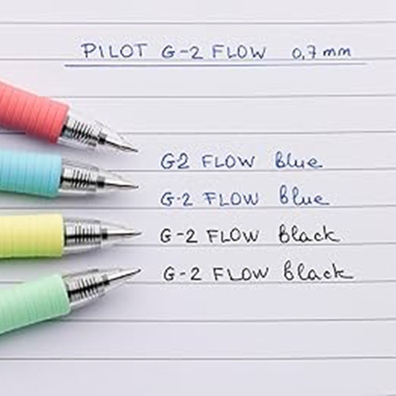 Geelikynä 07 Fine Pilot G-2 Flow Limited Edition, rajoitettu erä leikittelevällä 3D-kuviolla