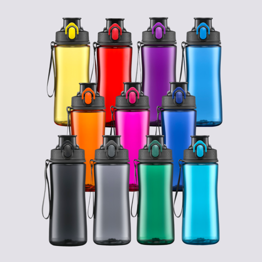 Vesipullo Colorissimo Neon Tritan 550ml Tyylikäs ja laadukas vesipullo painatuksella!