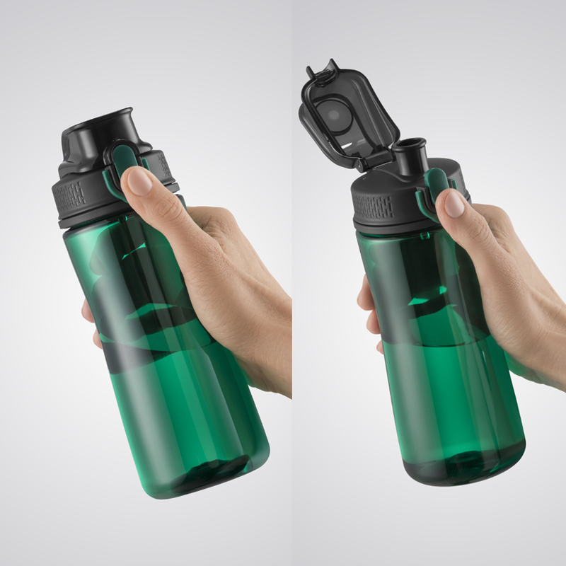Vesipullo Colorissimo Neon Tritan 550ml Tyylikäs ja laadukas vesipullo painatuksella!