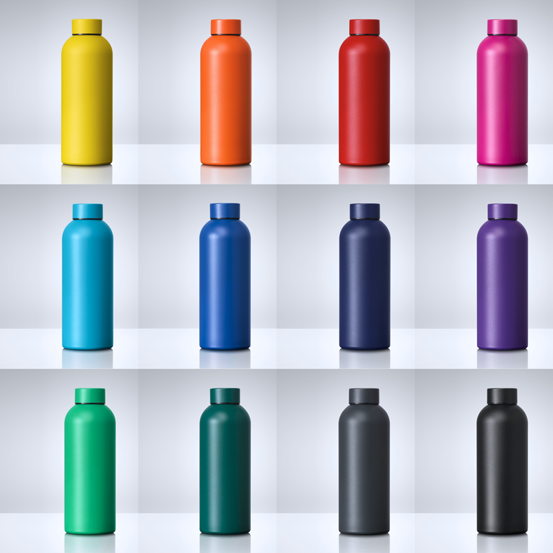 Teräksinen Termospullo Colorissimo Nordic 500ml upeissa väreissä huomiotaherättäväksi liikelahjaksi.