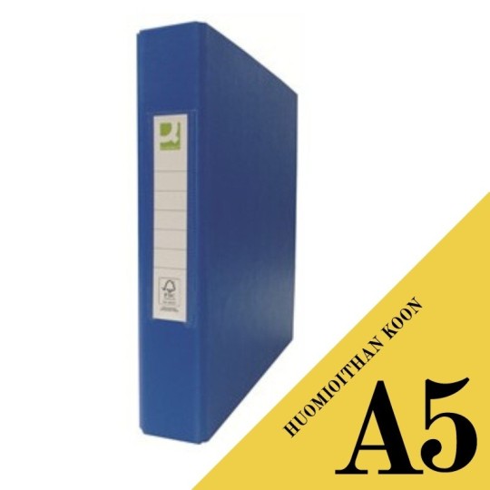 Edullinen A5-koon, 35mm leveä Q-Connect -rengaskansio