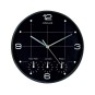 Seinäkello Unilux On Time 30,5cm eri aikavyöhykkeillä (Lontoo, Tokio ja New York).