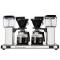 Perinteinen kaksoiskahvinkeitin Moccamaster Manual Double Silver.