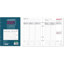 Pöytäleader-vuosipaketti 2027 (A5-koko, 2/4-reikäinen)