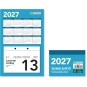 Seinälehtiö 2027 / Väggblock, klassinen kalenterilehtiö seinälle