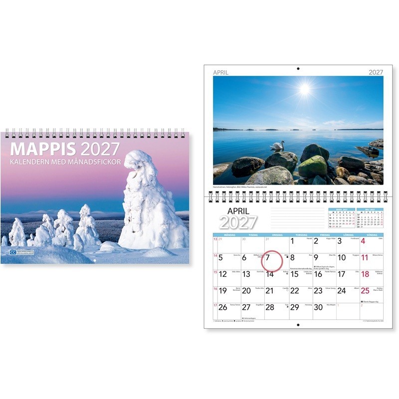 CC Mappis 2027 Väggkalender