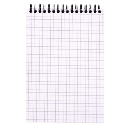 Laadukas ruutupaperilehtiö Rhodia N°16 A5-koossa, säänkestävillä kansilla ja parikierresidonnalla.