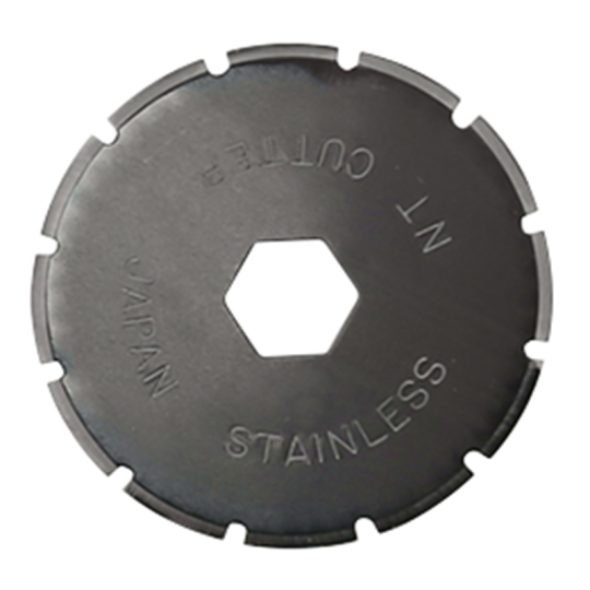 Varaterä NT-Cutter BS-28P, 2 varaterän pakkaus pyöreäteräiselle leikkurille. Perforoiva jälki.