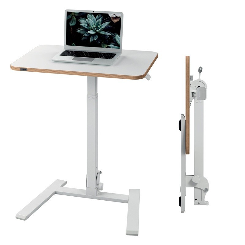 Työpöytä 65x46cm Leitz Ergo, kokoontaitettava ergonominen seisomapöytä ja työpisteratkaisu