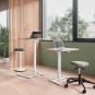 Työpöytä 65x46cm Leitz Ergo, kokoontaitettava ergonominen seisomapöytä ja työpisteratkaisu