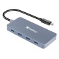 USB-C Hub 4xUSB-C Sandberg 136-41, pidä työpiste siistinä