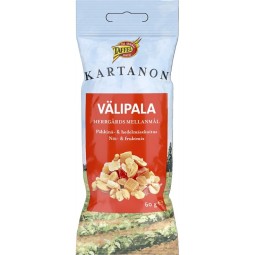 Pähkinä ja hedelmäsekoitus Taffel Kartanon välipala 60g