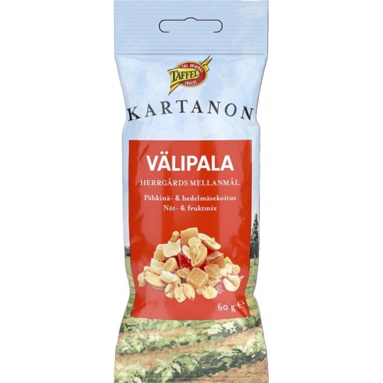 Pähkinä ja hedelmäsekoitus Taffel Kartanon välipala 60g